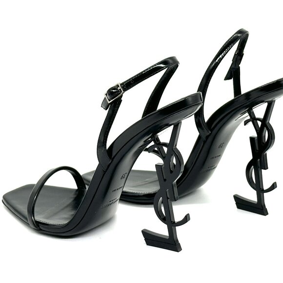 Saint Laurent Opyum Opium 110 YSL Heels Ankle Strap Leather Sandals Shoes - Picture 13 of 16